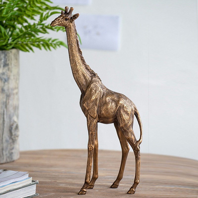 キリンの置物 楽天市場】FRPアニマルオブジェ すわるキリン【即納可】置物