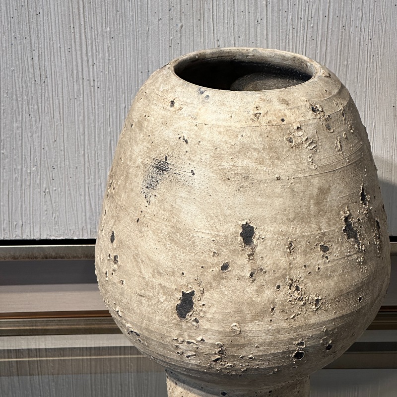 球形陶器 グレーとベージュ ボール | t's kitchen