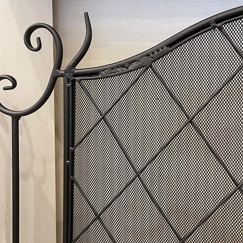 クラシックアイアン ファイヤーガード スクロールデザイン