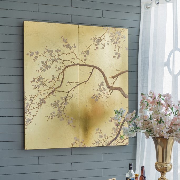 シノワズリ風アートパネル