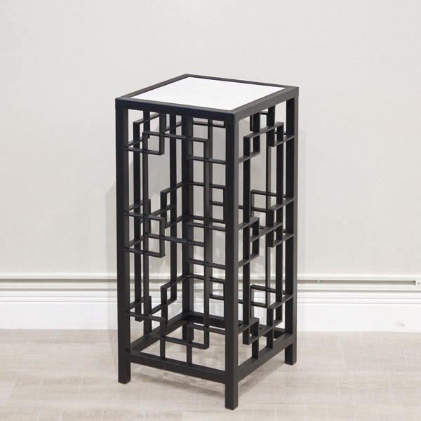 フラワースタンド ブラック 高さ635cm | アイアンインテリア,テーブル