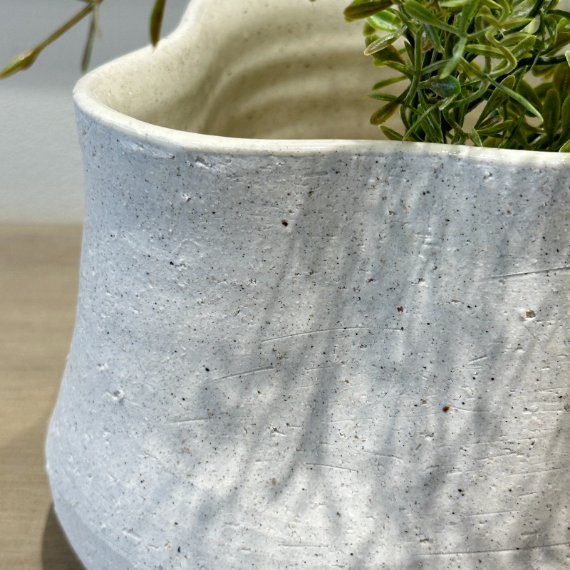  フラワーベース陶器 花瓶 陶器 フラワーベース ショート ASH 直径16×高さ15.5cm