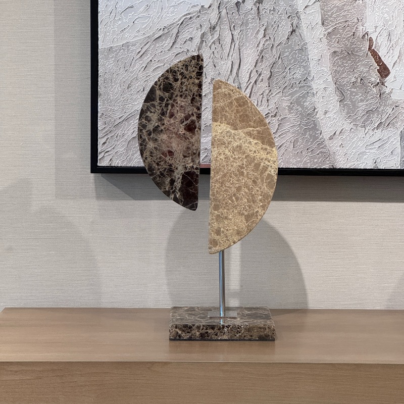 ダブルアーチ マーブルオブジェ 高さ36.5cm | デコレーション,オブジェ