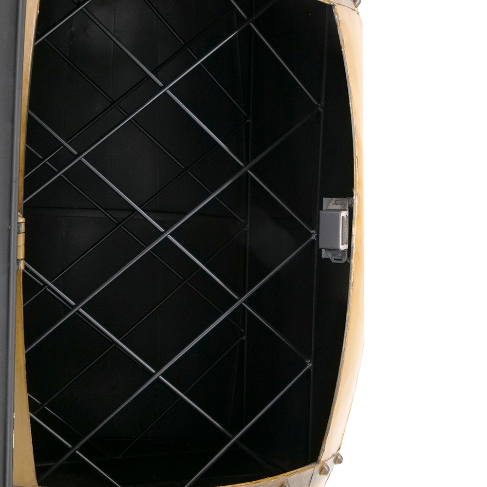 樽型ワインラック×サイドテーブル 木製 アメリカンヴィンテージ風