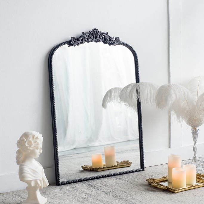 ミラー バロック ロココ シャビー アンティーク AN-82195-BK ミラー バロック ロココ シャビー アンティーク AN-82195-BK バロック