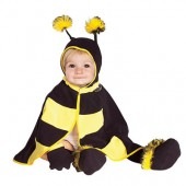 LIL' BEE ちっちゃな ハチさん 赤ちゃん用 ミツバチ【パーティー_コスプレ_変装_衣装_ハロウィン_ベイビー用_赤ちゃん用_ベビー用】|ハロウィン　コスチューム　グッズ|パーティー衣装