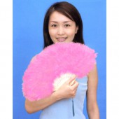 フェザーファン ふわふわディスコ扇子 ピンク【おもちゃ_ゲーム_パーティー_コスプレ_変装_仮装_ハロウィン】|フェザーファッション|パーティー小物