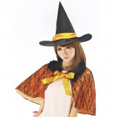 ウィッチハニーケープ ハロウィン 男女・大人子供兼用 ウィッチ 魔女 コスチューム 衣装 仮装 【パーティー_コスプレ_変装_衣装_ハロウィン_大人用_子供用_兼用】|ハロウィン　コスチューム　グッズ
