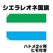 オリンピック 応援グッズ シエラレオネ 国旗 70cm×105cm【テトロン製】 【おもちゃ_ゲーム_パーティー_国旗】|サッカー　応援グッズ|パーティー小物