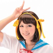 涼宮ハルヒ なりきり 応援団長JKかつら【ゲーム_パーティー_コスプレ_変装_仮装_かつら_ハロウィン】|レディースパーティーかつら|パーティーかつら（カツラ）