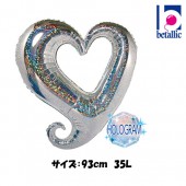 風船 誕生日 結婚式 ハート型 ラブバルーン チャーミィパック チェーンオブハート ホログラムシルバー 【おもちゃ_ゲーム_パーティー_バルーン_風船】|風船　（バルーン）　誕生日　結婚式　パーティー