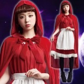 赤ずきん コスプレ コスチューム 衣装 ハロウィン 仮装 LLL Velvet Riding Hood|ハロウィン　コスチューム　グッズ|パーティー衣装