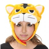 トラ 虎 着ぐるみ キャップ かぶりもの どうぶつ 【おもちゃ_ゲーム_パーティー_コスプレ_変装_仮装_着ぐるみ_ハロウィン】|かぶりもの|フェス ランイベント グッズ （Tシャツ・ネオンカラー衣装