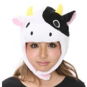 ウシ 牛 うし 着ぐるみ キャップ かぶりもの どうぶつ 【おもちゃ_ゲーム_パーティー_コスプレ_変装_仮装_着ぐるみ_ハロウィン】|かぶりもの|フェス ランイベント グッズ （Tシャツ・ネオンカラ