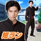 学生服 短ラン コスプレ 衣装 ボンタン 上下 制服 スクール短ラン MENコス ツッパリ 不良 コスチューム