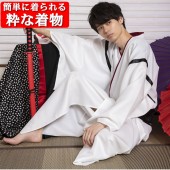 着物 コスプレ 花鳥風月 卯の花 和服 男 大正 ロマン 衣装 和装 メンズ コスプレ衣装