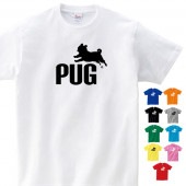 パグ グッズ tシャツ 服 生地 雑貨 パグ犬 おもしろ パグ犬グッズ オリジナル メンズ レディース S M L XL 3L 4L プリント 犬 面白い 可愛い おしゃれ かわいい