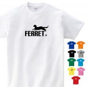 フェレット tシャツ グッズ 服 おもしろ 雑貨 オリジナル メンズ レディース S M L XL 3L 4L プリント 可愛い おしゃれ かわいい ギフト