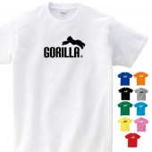 ゴリラ tシャツ グッズ 雑貨 オリジナル 服 メンズ レディース S M L XL 3L 4L プリント かっこいい 可愛い おもしろ おしゃれ かわいい ギフト