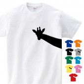 キリン グッズ tシャツ 動物 雑貨 顔 オリジナル メンズ レディース S M L XL 3L 4L プリント かっこいい ワイルド 可愛い おもしろ おしゃれ かわいい ギフト