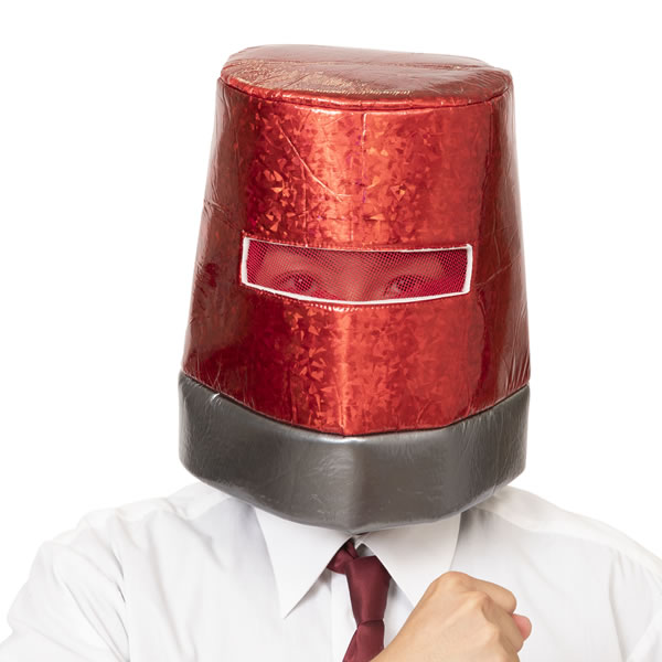 パトランプ かぶりもの キャップ パトランプマン 被り物 かわいい 帽子 コスプレ マラソン 衣装 映画泥棒 仮装 パーティーグッズ マスク 可愛い おもしろ コスチューム かぶりもの お祭りコム