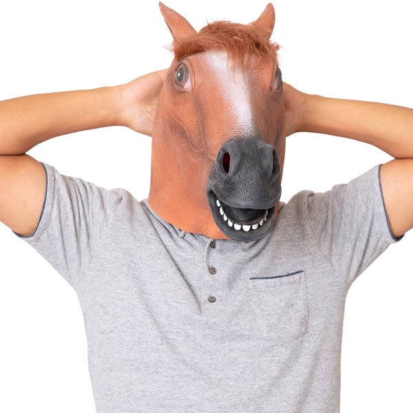 قمع نسيج العنكبوت نعم المرفق 馬 被り物 Living Legends Villas Com