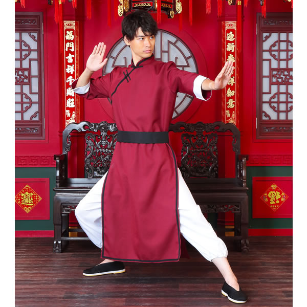 カンフー 服 ディープレッド メンズ レディース 男女兼用 カンフー服 コスプレ カンフーパンツ カンフーシャツ 赤 なりきりコスチューム お祭りコム カンフー 服 ディープレッド メンズ レディース 男女兼用 カンフー服 コスプレ カンフーパンツ カンフーシャツ 赤 なりきりコスチューム お祭りコム