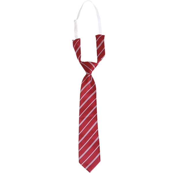 制服 ネクタイ コスプレ 衣装 ワンタッチネクタイ エンジ ストライプ コスプレ Teens Ever17ss 制服 リボン ネクタイ スカーフ お祭りコム