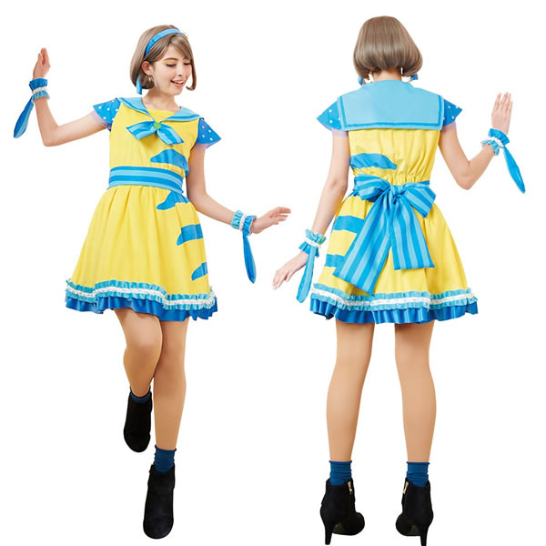 フランダー ディズニー コスチューム 大人 リトル マーメード 衣装 コスプレ Dハロ ハロウィン 女性向け キュート かわいい系のハロウィンコスチューム お祭りコム