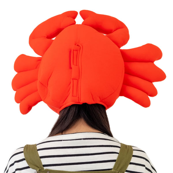 かに キャップ カニ かぶりもの マラソン 衣装 仮装 コスプレ 着ぐるみ コスチューム コスプレ 変装 マスク かぶりもの お祭りコム