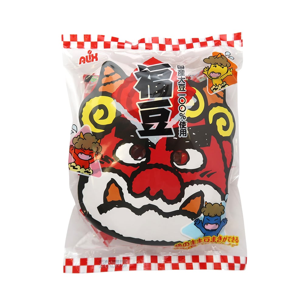 90gミニパック福豆鬼面入り【12袋入】【季節限定】出荷日1月20