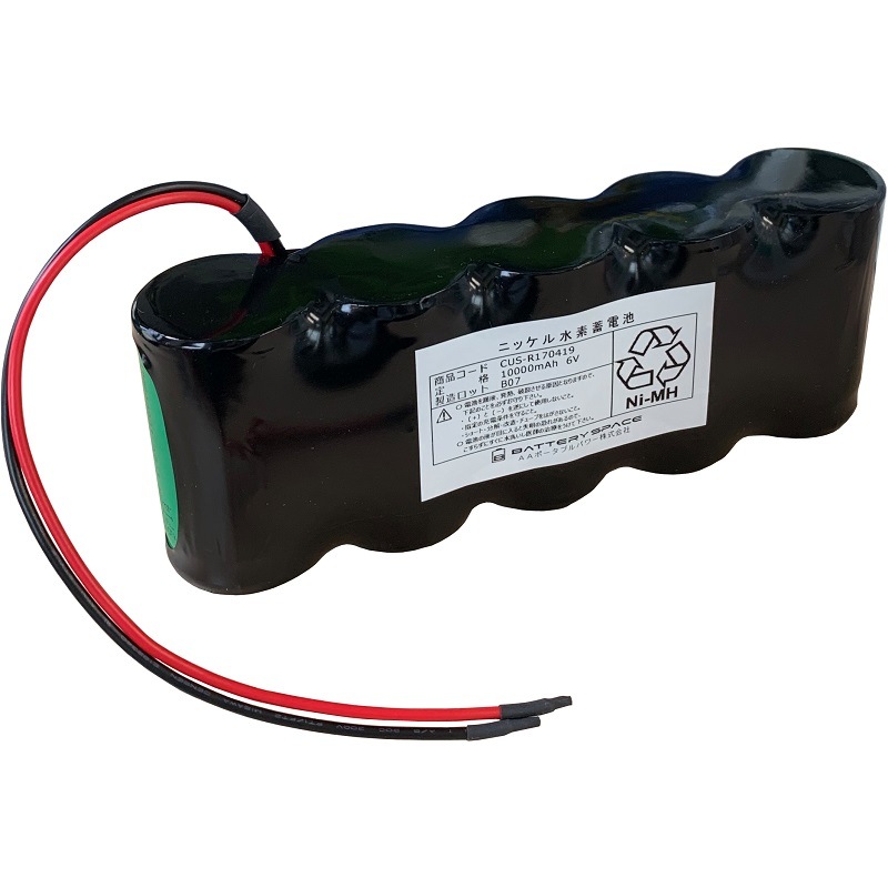 6V��10000mAh��Ni-MH�����꡼�����դ�[60Wh]��