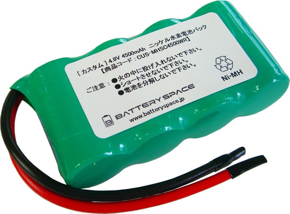 4.8V��4500mAh��Ni-MH��ʿ�����꡼�����ڤ�äѤʤ�