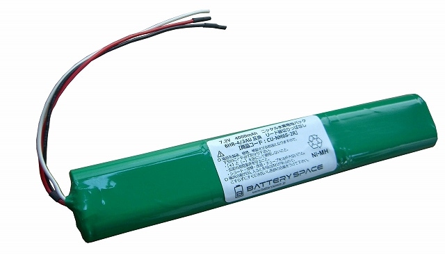 7.2V��4000mAh��Ni-MH��6HR-4/3AU�ߴ�  ��������L18��W35��H205(mm) �꡼�����ڤ�äѤʤ�