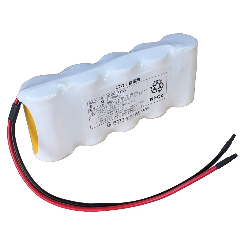 6V��  3000mAh��  Ni-Cd ��ʿ������������������ѥХåƥ꡼��