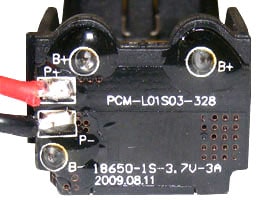 18650���ӥۥ������1����3.7V�ѡ��ݸ�IC��(1S1P)