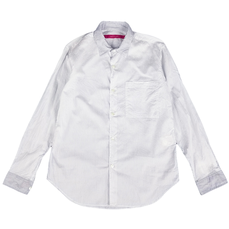 70 OFF SAGE DE CRET サージュデクレ 31-50-6794 ローンストライプ レギュラーシャツ sagedecret の通販