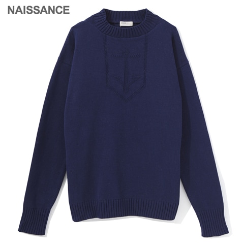 50%OFF】NAISSANCE ネサーンス 15S-NSA-KN-01 ANCHOR KNIT 