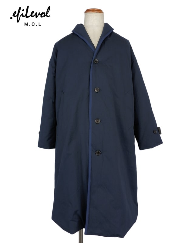 50%OFF】.efilevol エフィレボル ロング ショールカラー コート