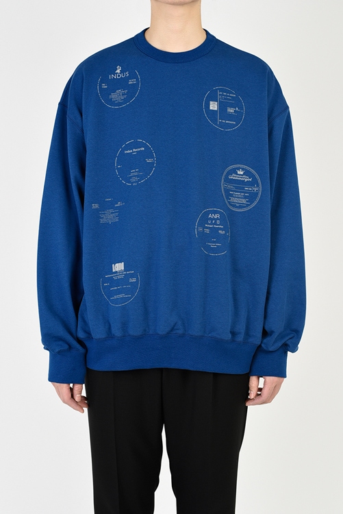 LAD musician ラッドミュージシャン レイヤードロングスウェット