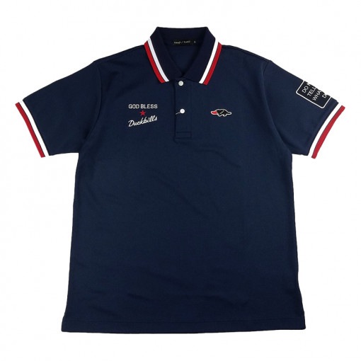 【SALE】rough&swell ラフアンドスウェル FRED POLO ポロシャツ ネイビー RSM-21015 / ゴルフウェア メンズ ラフ&スウェル|GOLF ゴルフアイテム