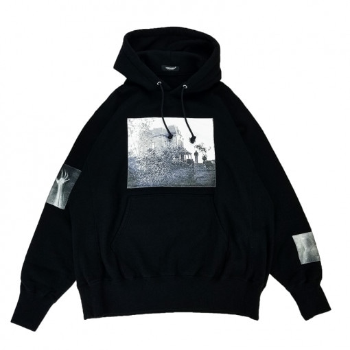 UNDERCOVER アンダーカバー 脇フライスHOODIE PSYCHOJQパッチ ブラック UC2B4812-1|ARCHIVE 完売商品