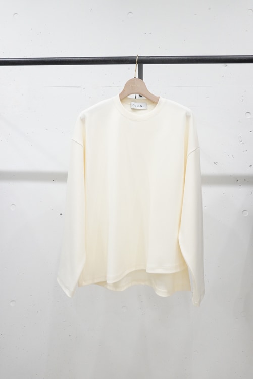 CULLNI クルニ Asymmetrical Hem Pullover WHITE 22-AW-035 の通販