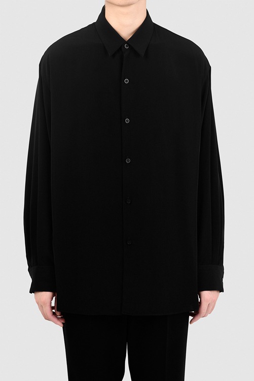 24AW完売品 50%OFF G-8 LAD MUSICIAN 42 LAD MUSICIAN ラッドミュージシャン BIG SHIRT ビッグシャツ ブラック