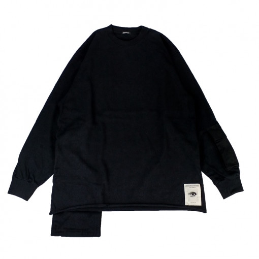 Undercoverism アンダーカバーイズム ARMYPK付LSTEE  ブラック UI2B4807|ARCHIVE 完売商品