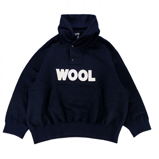 kolor BEACON カラービーコン ウールテリーパーカー ネイビー 22WBM-T06235|ARCHIVE 完売商品