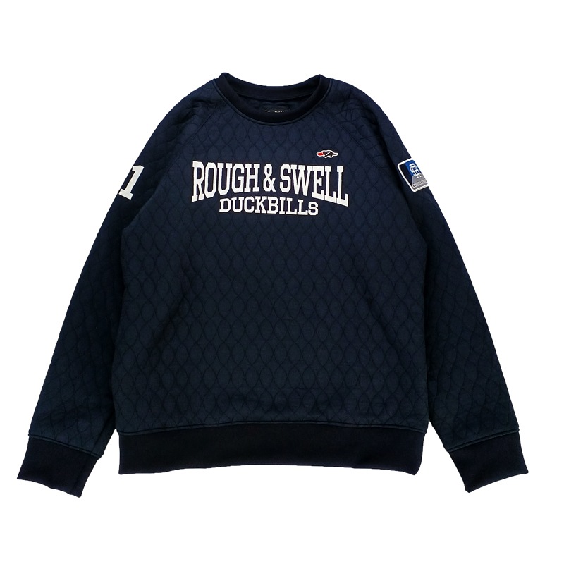 【美品】rough&swell MEMPHIS SNEAD スニード　スウェット rough＆swell 『MEMPHIS SWEAT 2』NAVYスウェット
