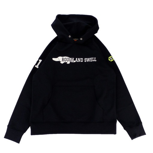rough&swell ラフアンドスウェル HEXAGON HOODIE パーカー ブラック RSM-22212 / ゴルフウェア メンズ ラフ&スウェル|ARCHIVE 完売商品