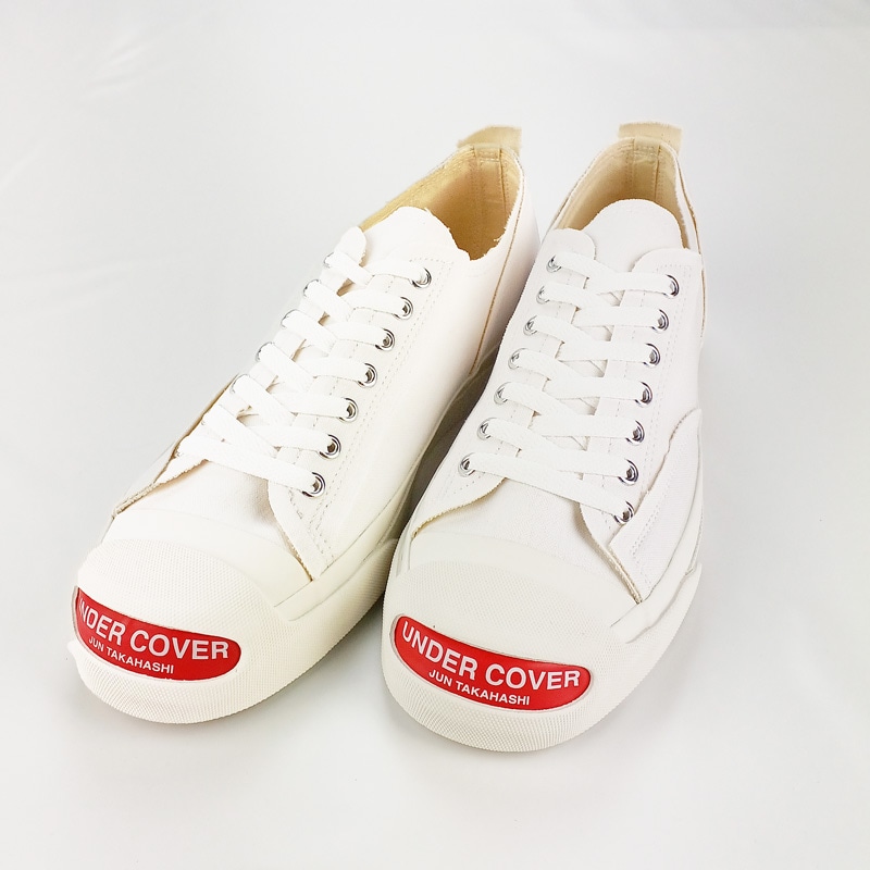 UNDERCOVER アンダーカバー TOE LOGO CANVAS SNEAKERS_MENS ホワイト