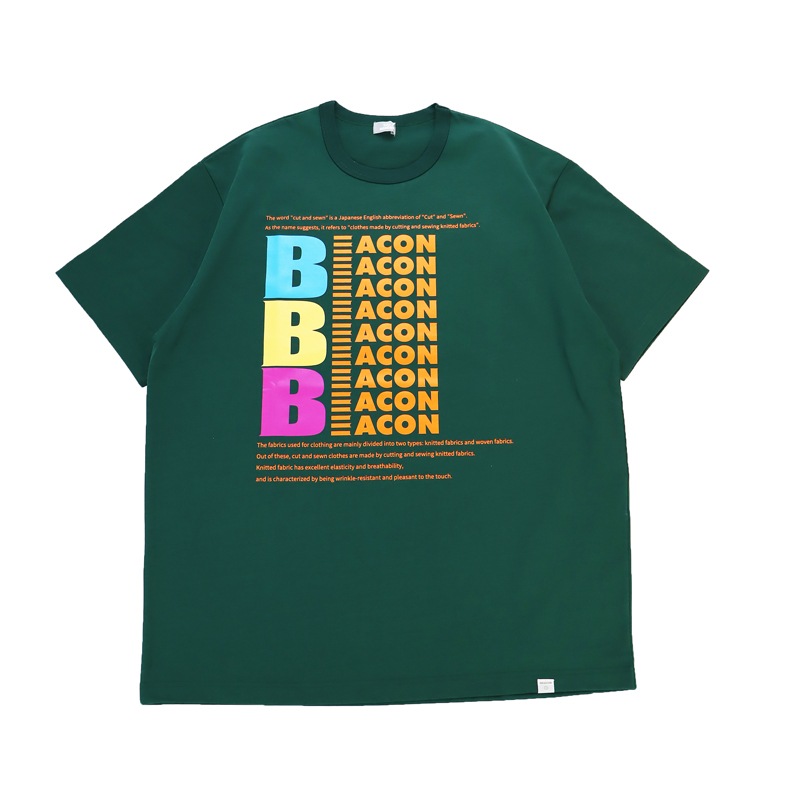 kolor BEACON カラービーコン ヘビー天竺Tシャツ グリーン 23SBM 